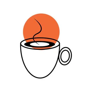 Black and white vector icon of pointer for services or business, cafes, bars or Illustrazione stock