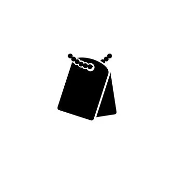 A black and white vector icon representing a military dog tag, an identific.. Stock Illustration