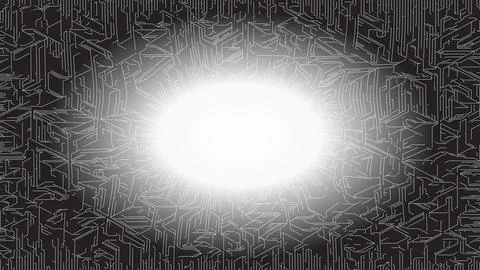 Black and white vector illustration of a background texture with a bright l.. Stock Illustration