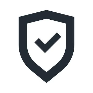 A black and white vector illustration of a heraldic shield featuring a fier.. Stock Illustration