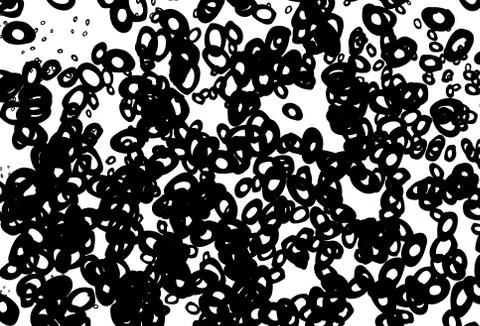 Black and white vector pattern with spheres. Stockillustratie