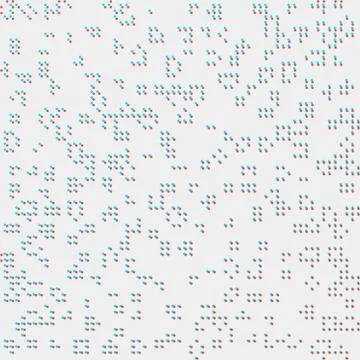 Black and white  vector pattern with dotted lines Stock Illustration