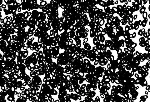 Black and white vector pattern with spheres. Stockillustratie