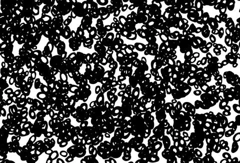 Black and white vector pattern with spheres. イラスト素材