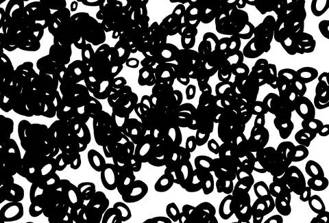 Black and white vector pattern with spheres. Stockillustratie