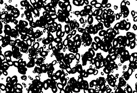 Black and white vector pattern with spheres. Stockillustratie