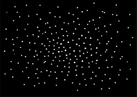 Black and white vector texture, lots of small white dots, concentration of dots イラスト素材