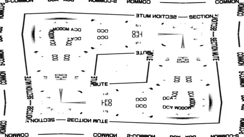 Black and white vj loop Stockbeeldmateriaal 92039775