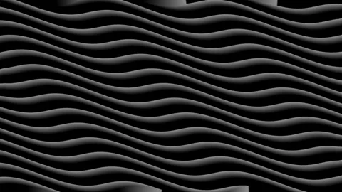 A black and white of a wave with a black background animation Stock Footage 273789662