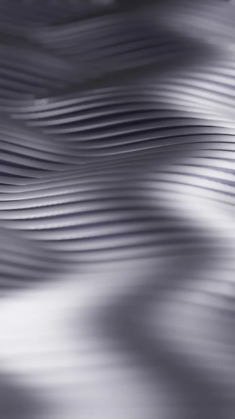 Black and white wave patterns creating dynamic visual art in abstract design Stock Footage 323329519