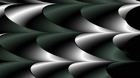 Black and white waves Stock Footage 162652446