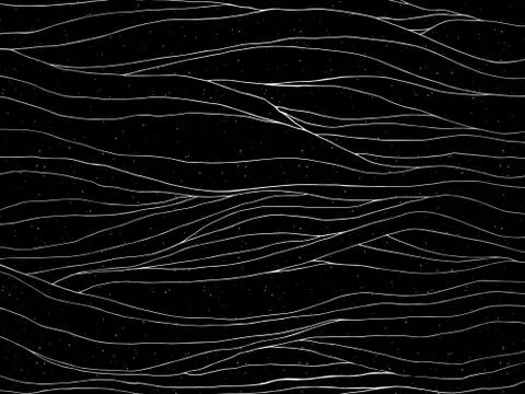 Black and white waves pattern vector Illustrazione stock