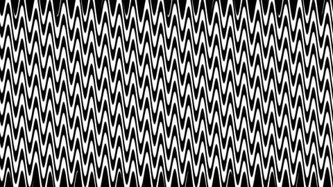 Black and white wavy lines create a striking abstract pattern. Stock Footage 319922294