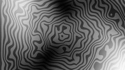 Black and white wavy pattern. Stock Footage 305216780