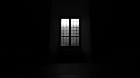 Black and White Window Exposure Fade Video stock 250027756