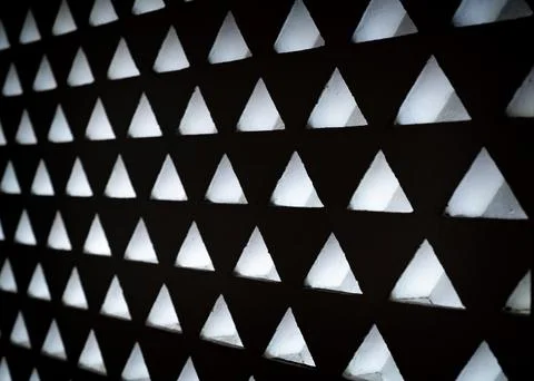 Black and white window pattern 写真素材