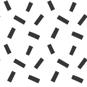 Black and white wrapping paper. Vector seamless geometric pattern. Stock Illustration