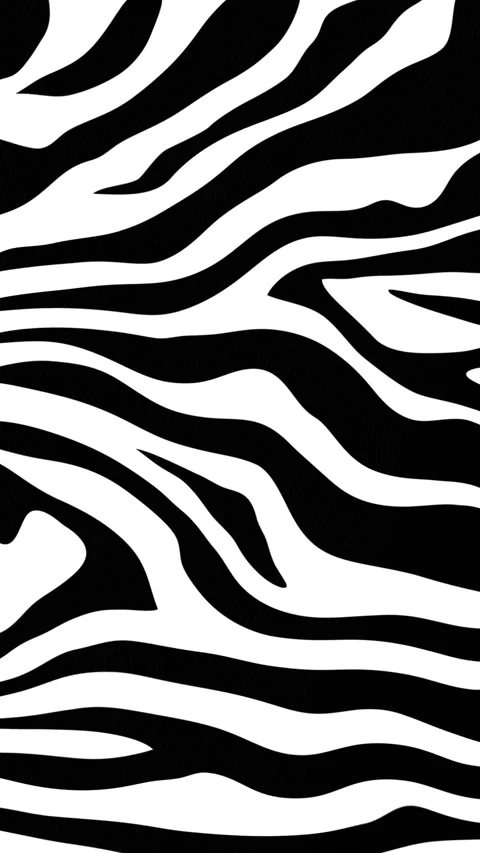 Black and White Zebra Print Vertical Background Stock Footage 282197276