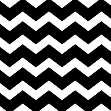 Black and white zig zag line texture background vector Stock Illustration