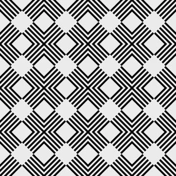 Black and white zig zag vintage stripes Stock Illustration