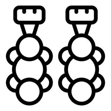 Black and white zipper pull illustration Stock Illustration