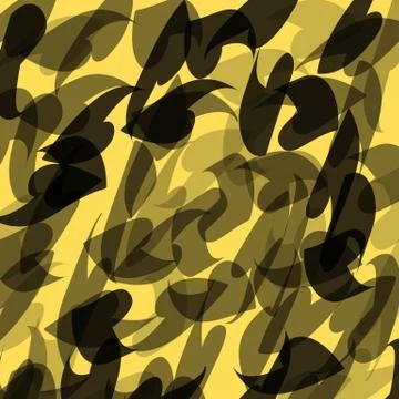 Black and yellow background Stock Illustration