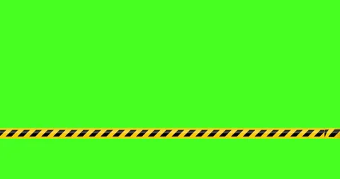 Black and yellow caution tape or warning tape, 4K animation. Stock Footage 245075869
