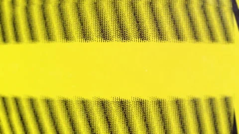 Black and Yellow Caution Warning Glitch Screen Stock-Footage 290930341
