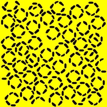 Black and yellow pattern resembling a spots Stock Illustration