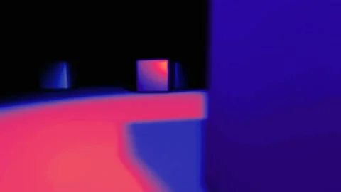 Black And Yellow Square Box Animation  Video stock 234021122