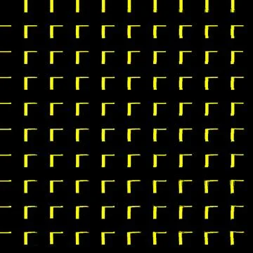 Black andyellow cube corner pattern Illustrazione stock