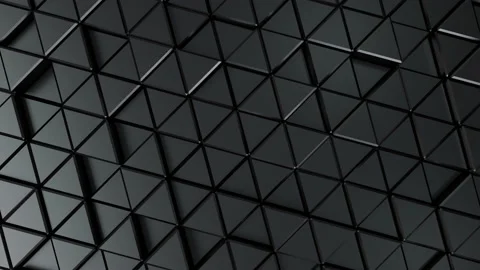 Black Animated Trianglar Background 動画素材 153089167