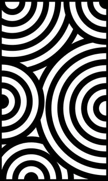 Black arch pattern four Illustrazione stock