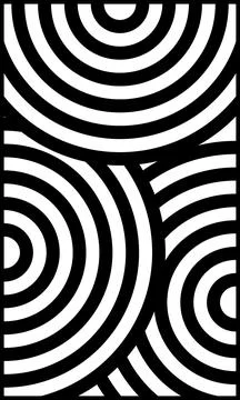 Black arch pattern one Stock Illustration