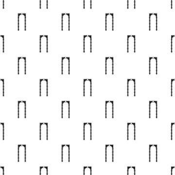 Black arch pattern, simple style 스톡 일러스트