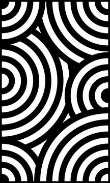Black arch pattern two Stock Illustration