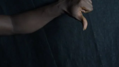 Black arm giving a thumbs down Stock Footage 277435351