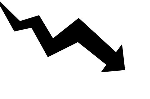 Black arrow flat icon on white Background 스톡 일러스트