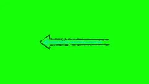 A black arrow on green background and white logo with it screen the word ' s Stock Footage 346199949