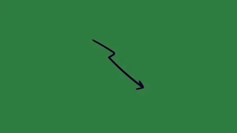 Black arrow line outline Stock Footage 336970989