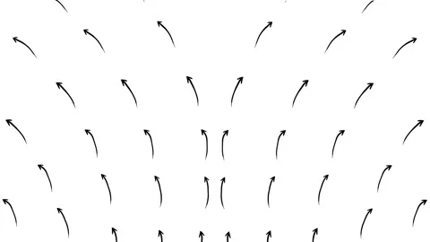 Black arrow pattern clean background with repeated curved upward direction Stock Footage 340472503