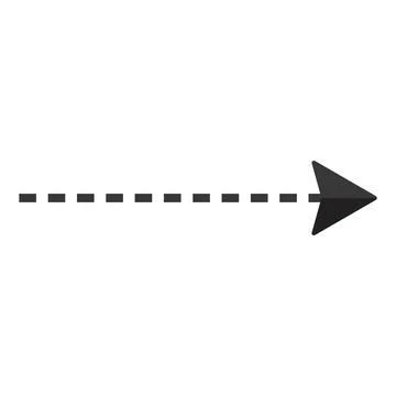 Black arrow pointer cursor, Arrow silhouette icon, Vector element isolated on Illustrazione stock