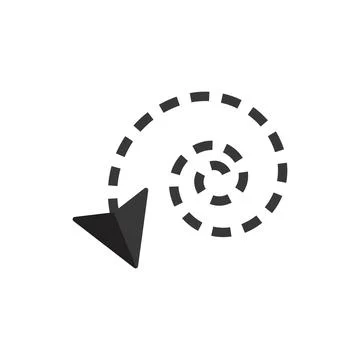 Black arrow pointer cursor, Arrow silhouette icon, Vector element isolated on 스톡 일러스트