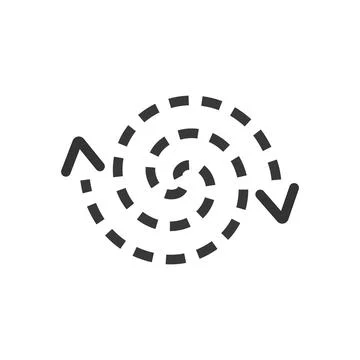 Black arrow pointer cursor, Arrow silhouette icon, Vector element isolated on Stock Illustration