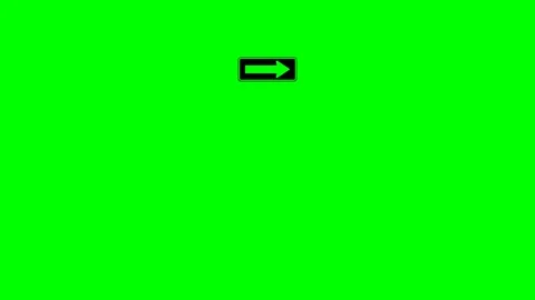 Black arrow sign top bell animation Vídeos de archivo 342829989