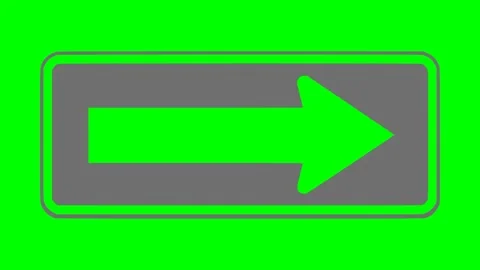 Black arrow sign white flash animation Video stock 342829990