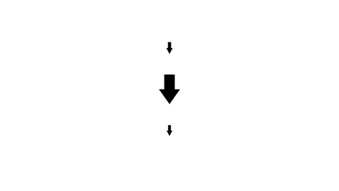 Black Arrows Moving Downward on White Background Seamless Loop Stock Footage 339544065