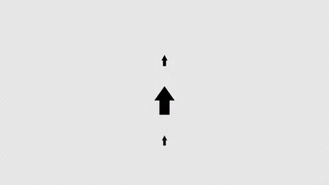 Black Arrows Moving Upward with Alpha Channel Loop Stock Footage 339544094