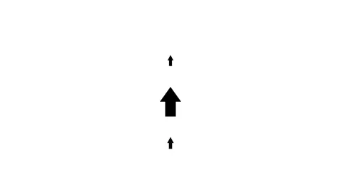 Black Arrows Moving Upward on White Background Seamless Loop Stock Footage 339544066