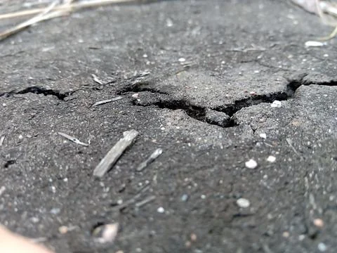 Black asphalt. Foto stock